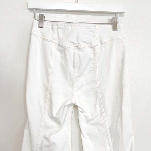 BOGO! Free People We The Free Cha Cha Flare Leg Cropped White Denim Pants 26 - Picture 8 of 11